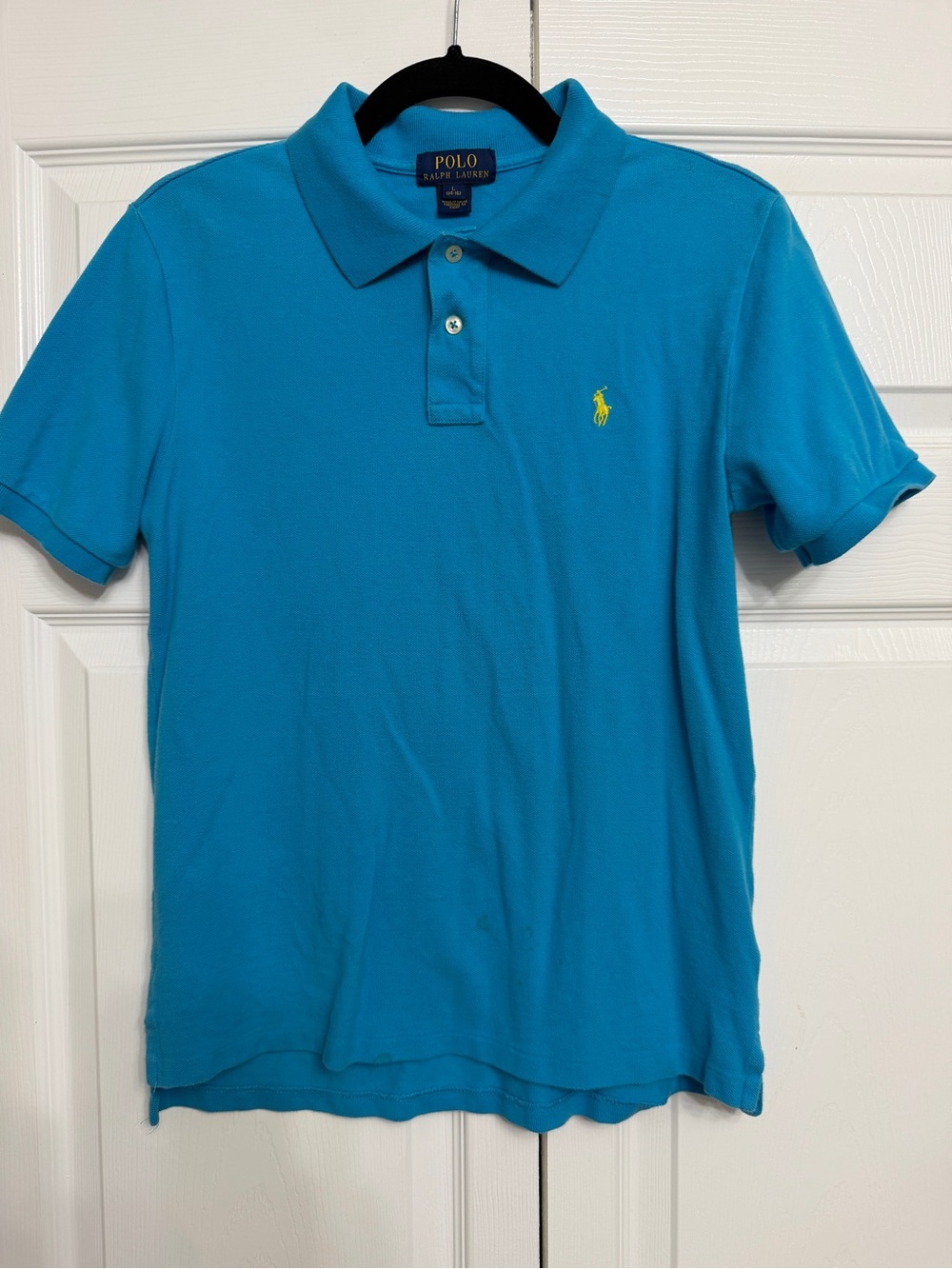 Polo by Ralph Lauren Turquoise Polo with Yellow Pony